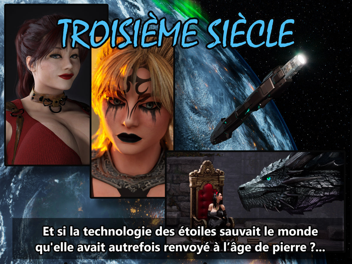 Troisième Siècle, saga de science-fantasy post-apocalyptique de Ken Moryahn
